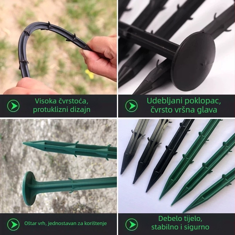 Plastični zemni klinovi za učvršćivanje tkanine protiv korova, Haolinju 03