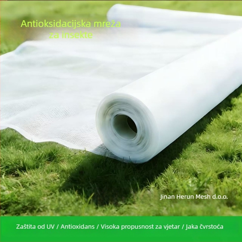 Prilagođena zaštitna mreža protiv štetnika za vrt i plastenik – polietilen, mreža 14–120, promjer žice 10–20, vijek trajanja 3–5 godina, marka Herun