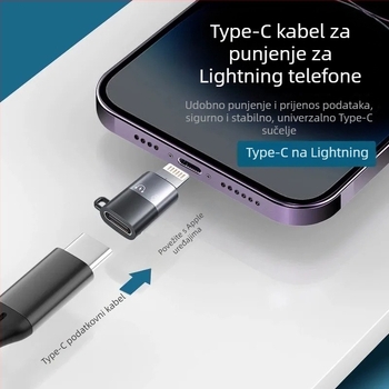 Mini Apple Type-C adapter za povezivanje uživo (Brend: Xin wangwei; Model: Apple adapter; Kompatibilan s: Apple)