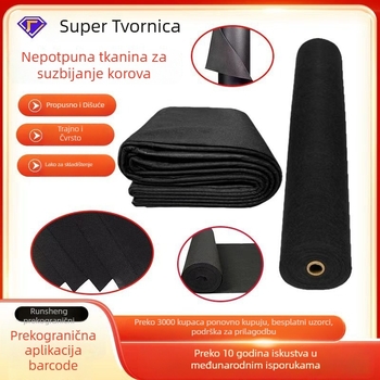 Runshengyuan netkano platno za suzbijanje korova u voćnim zasadima, izdržljivo, proizvod Weed Control Fabric 1-3