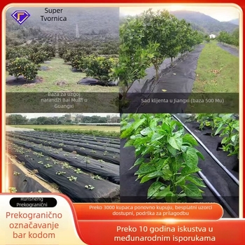 Runshengyuan netkano platno za suzbijanje korova u voćnim zasadima, izdržljivo, proizvod Weed Control Fabric 1-3