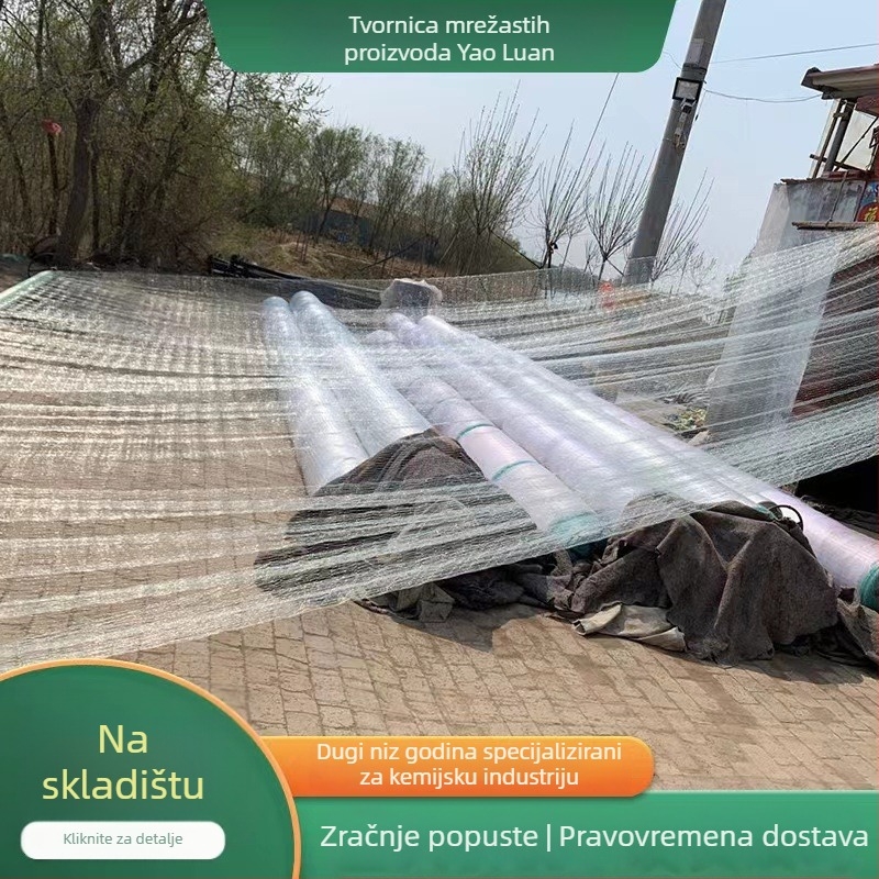 Mreža protiv štetnika za uzgoj povrća i voća, 60-mrežna mreža, PE materijal, otvor 1,3 mm, proizvod 20260120