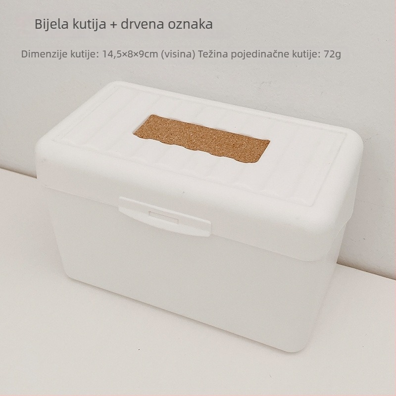 Set kartica za indeksiranje i bilježnice s kutijom za pohranu – Ljepljivo, Papir blok, IP dopuštenje: Ne