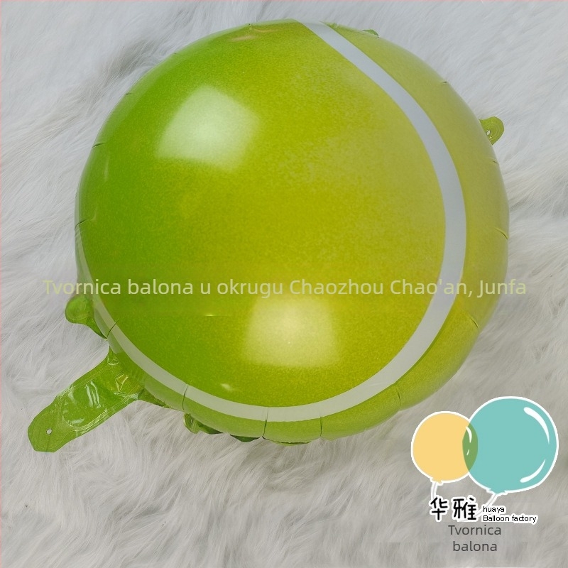 Balon za igru od aluminijske folije, okruglog oblika, bez otisnutog logotipa, marka Huaya Balloon Factory
