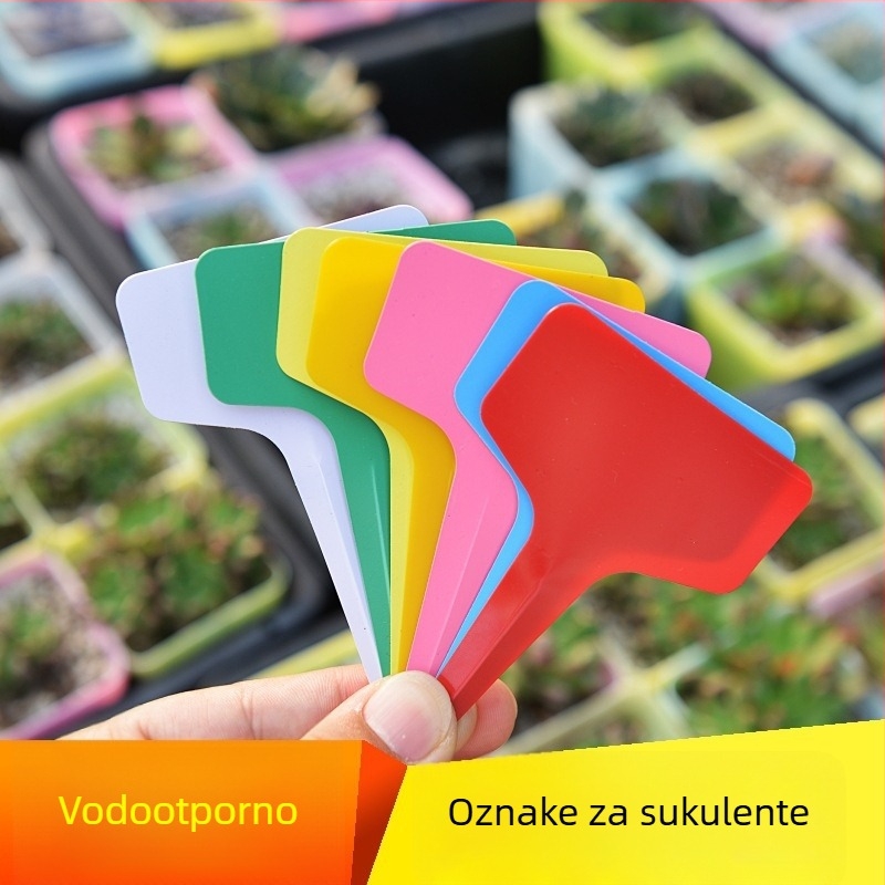 Etikete za biljke / umetci, plastični; šifra proizvoda 511; za kućno vrtlarenje i poljoprivredno sadnju; brend Agricultural expo