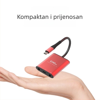 Digitalni audio konverter G40 Pro za Apple i USB-C uređaje, Live No.1, stereo snimanje, punjenje