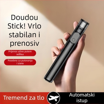 Bluetooth selfie štapić tripod za telefon, prijenosni i univerzalni, s daljinskim upravljačem i sustavom stabilizacije