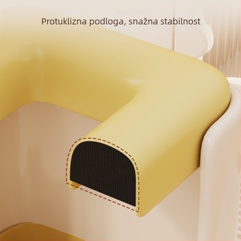 Podnožje za stopala – PP materijal, drveno jezgro, moderan minimalistički stil, model 2314709979494384512