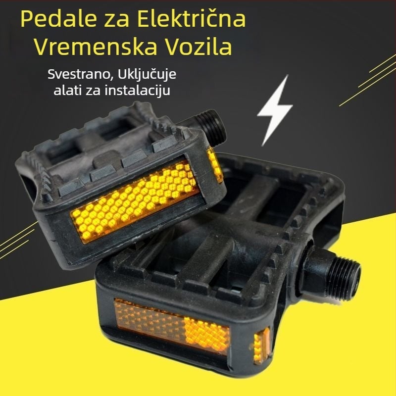 Pedale za električni bicikl, univerzalna kompatibilnost, jednostavan model, nacionalni standard