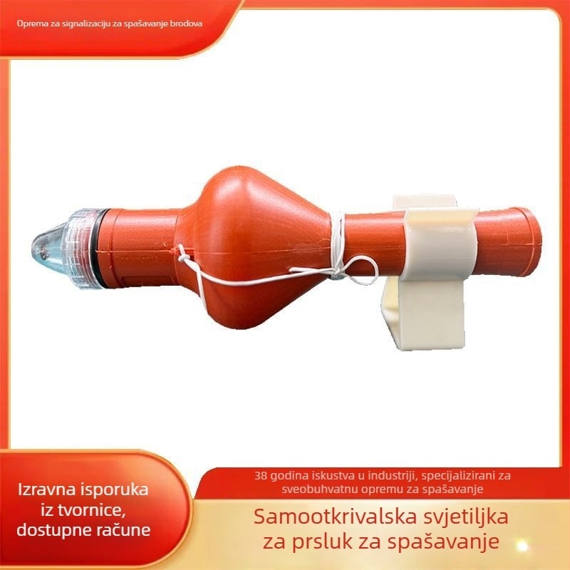 Samozasvijetljiva svjetleća svjetiljka za spašavanje, suha baterija, model Qd2S2G-2, morski spašavateljski kruh/indikator položaja
