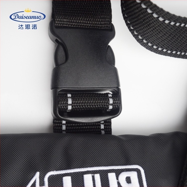 Odrasla napuhujuća sigurnosna jakna, potpuno automatsko napuhavanje, 150N uzgon, model AG19075, PU premaz 300D Oxford tkanina