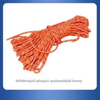 Spašavajuće užad za vodeno spašavanje, sigurnosno užad za požar, oprema za otvoreno plivanje, duljina 30 m; Model: Lifesaving Rope; Prilagodba obrade: Da; Uvoz: Ne