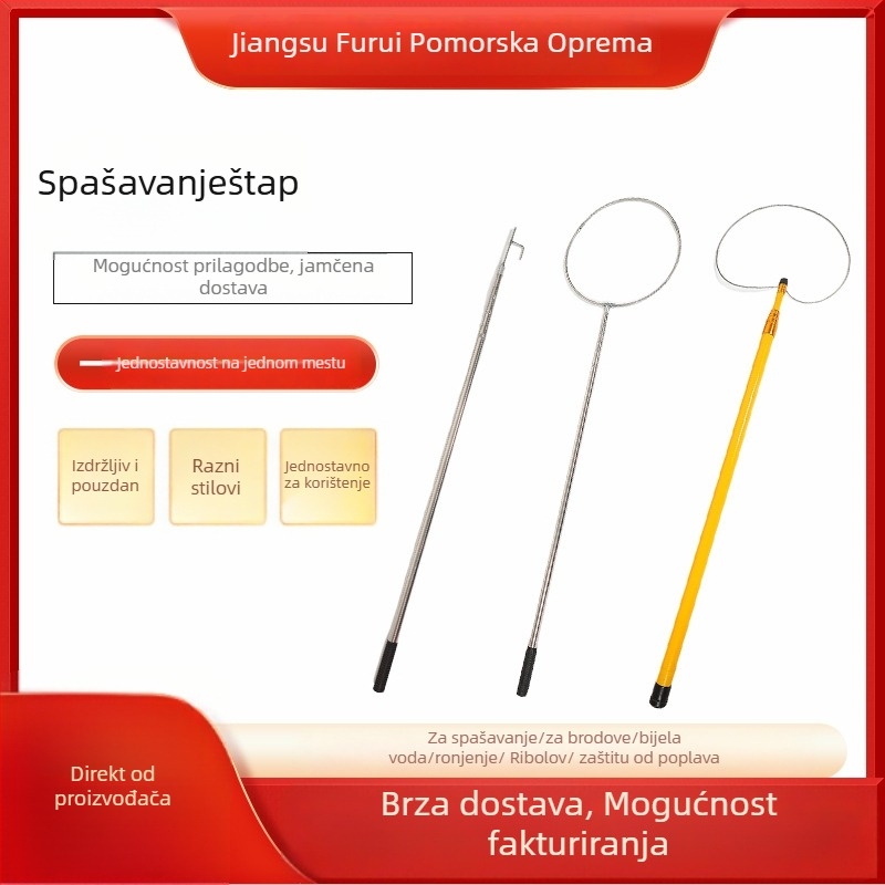 Teleskopska spašavateljska štap za morsko spašavanje, FRP, marka Furu lifesaving, model Lifeboard
