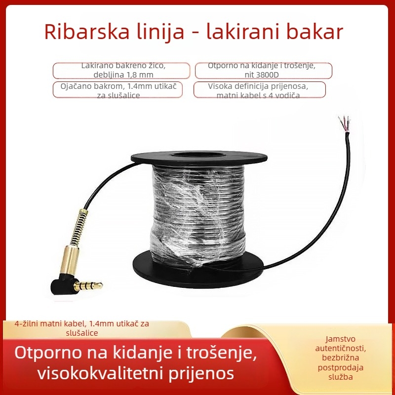 Podvodna ultra jasna ribolovna linija s vizualnom funkcijom – četverojezgrena, LiPo napajanje, raspon dubine 0,6–183 m