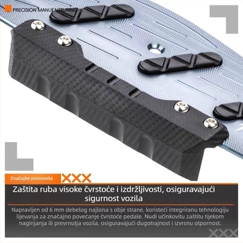 CNC pedala od aluminijske legure za Yamaha XMAX300 — elektroplatirani završetak