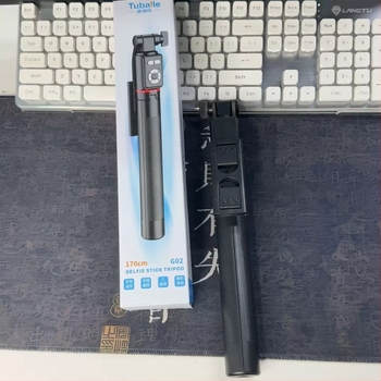 G02 produljena Bluetooth selfie palica s stativom — Marka: Tubaile; Materijal: legura; Daljinski upravljač: da; Bluetooth: da; Primjenjivi scenariji: univerzalno, stolno, vanjsko, selfie, live stream