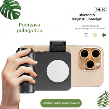 Pomoćnik za fotografiranje mobitelom: stražnja rasvjeta selfie, podesivi fokus, stolni pomoćnik za fotografiranje, Bluetooth selfie štapić