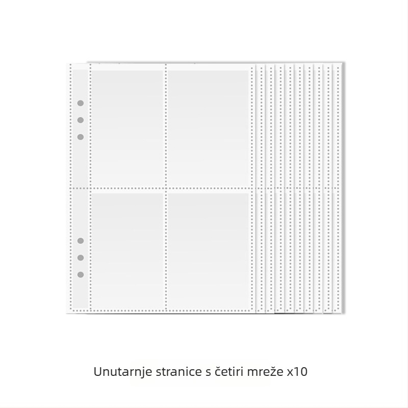 Putni dnevnik s listovima na kopči, kožni izgled korice, Daolin papir, 100 g/m², 36 stranica