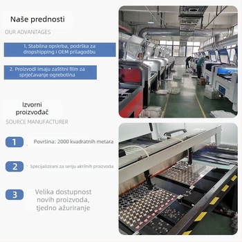 Akrilni klips za bilješke s odbrojavanjem i ispitnim papirima, model 20200301, plastika, Chuangying