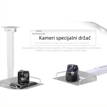 Delisain aluminijski Tray Bracket za montažu projektora i podršku kamere — montaža bez rupa, kompatibilno s Huawei i Sony video stalci