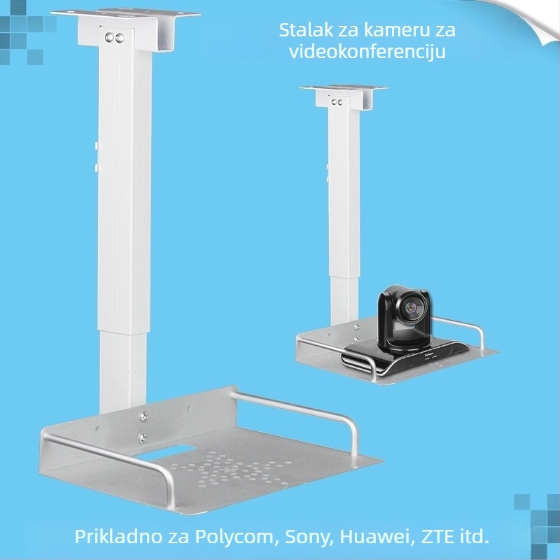 Delisain aluminijski Tray Bracket za montažu projektora i podršku kamere — montaža bez rupa, kompatibilno s Huawei i Sony video stalci