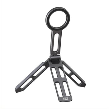 Magnetski držač za mobitel od aluminijske legure, univerzalni, sklopivi, s tripodom za prijenos uživo