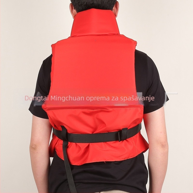 Spasiva jakna za unutarnje rijeke s visokim plovnostima i čvrstom konstrukcijom; marka Mingchuan Lifesaving; model Inland Collar.