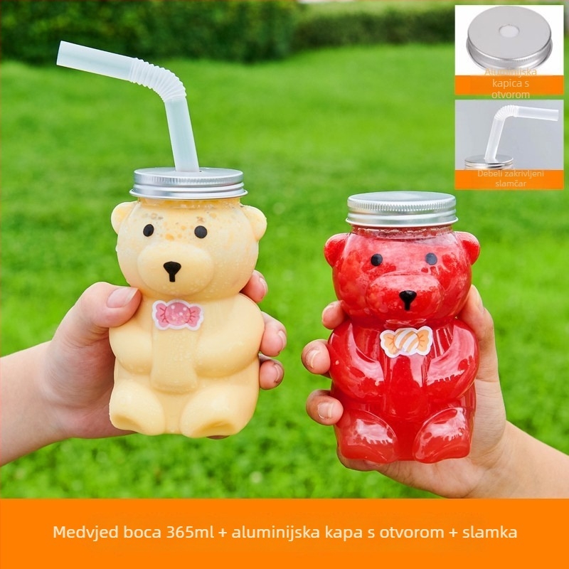 Jednokratna plastična čaša s poklopcem za trgovine čajem s mlijekom, kapacitet ispod 100 ml, moguć tisak loga