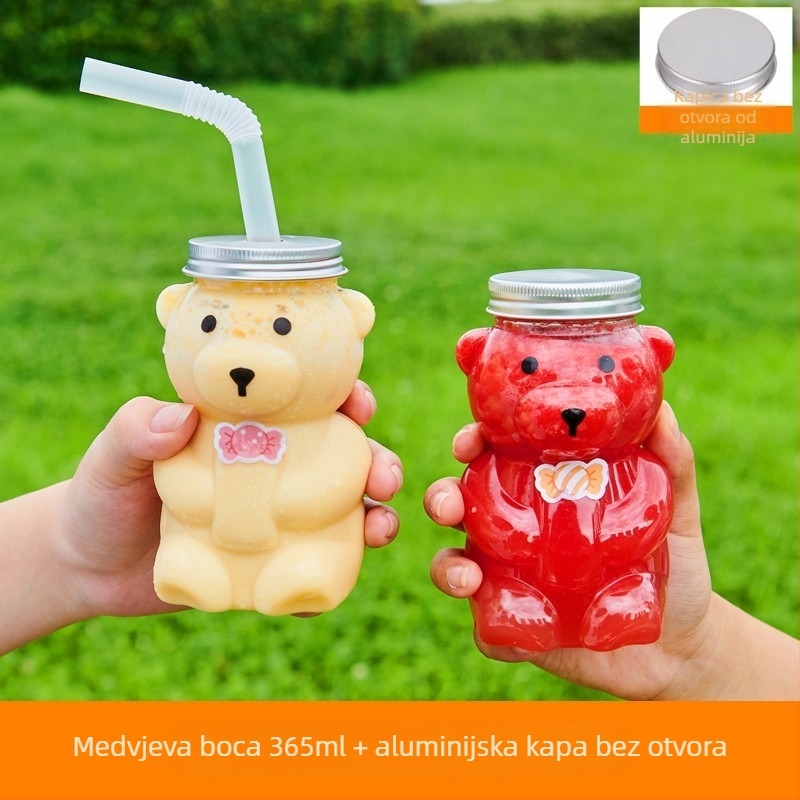 Jednokratna plastična čaša s poklopcem za trgovine čajem s mlijekom, kapacitet ispod 100 ml, moguć tisak loga