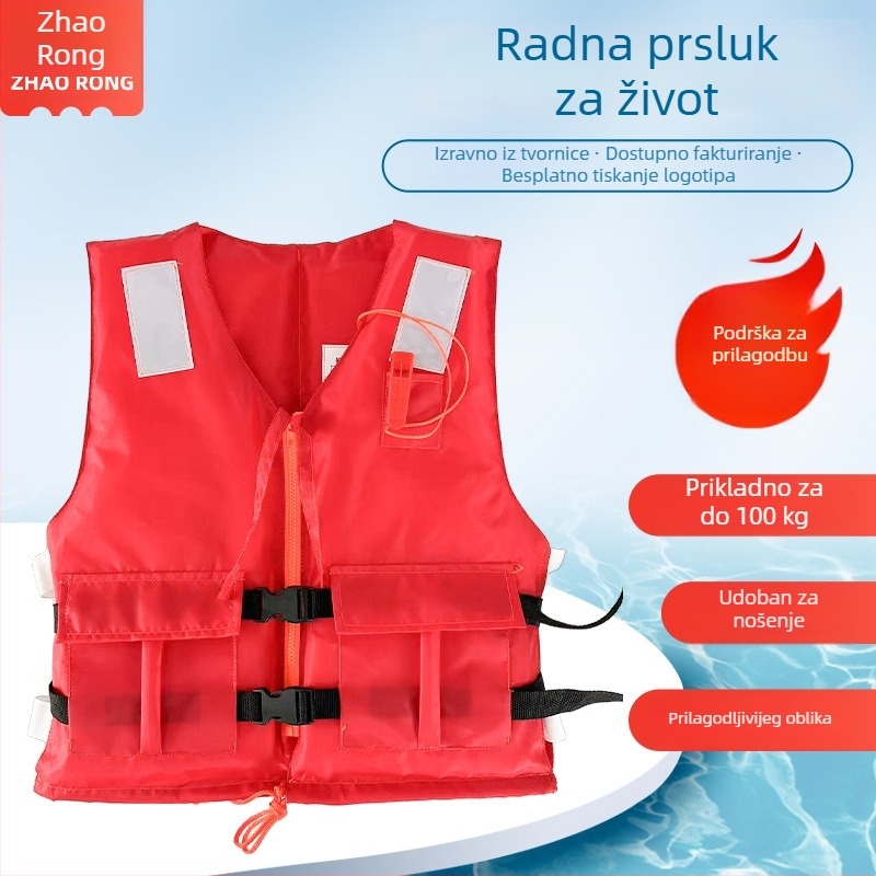 Zhaorong odrasla univerzalna prsluk za spašavanje, visoka plovnost, za rafting, prevenciju poplava i spašavanje u slučaju katastrofa
