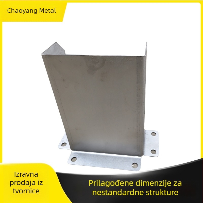 L-oblik zaštitnik kutova, ojačan nehrđajućim čelikom, 201/304, debljina 2–5 mm, visina 300–500 mm, mogućnost prilagođavanja