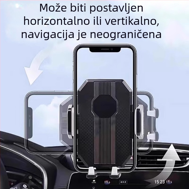 Držač za telefon u autu s vakuumskim držačem – na ploču, univerzalno za navigaciju
