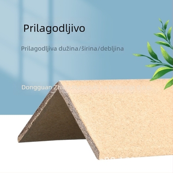 L-oblik papirni zaštitnik kutova za pločice, kraft papir, veličine 1000×30×30×3