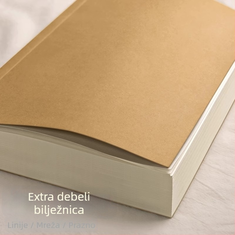 Bilježnica s koricom od papira, spiralno uvezivanje, 65 g/m² papir, 50–100 stranica, uredski stil