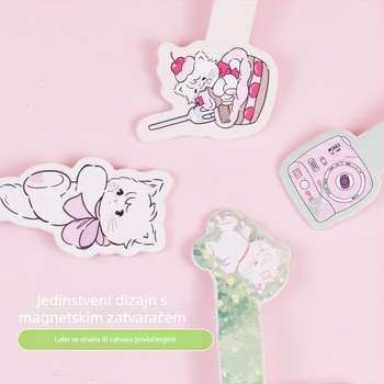 Bilježnica - japansko-korejski sladak stil, PU korica, vezivanje po liniji, 96 stranica