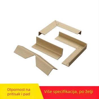 L-tip papirnati kutni štitnik s fleksografskim tiskom i prilagodbom logotipa