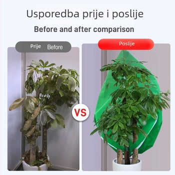 Prilagođeni zaštitni pokrov za biljke od mraza - netkani materijal, za zelene biljke i biljke u loncima, zimska zaštita