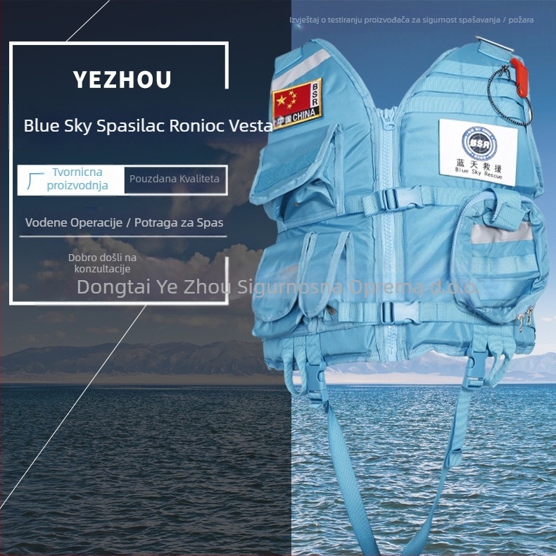 Životni prsluk za spašavanje na vodi s visokim uzgonom, vatrogasni prsluk za spašavanje, marka Yezhou, model Drugo