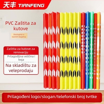 Dekorativni PVC zaštitni rub za zidne i pločaste kutove