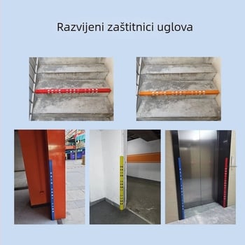 Dekorativni PVC zaštitni rub za zidne i pločaste kutove