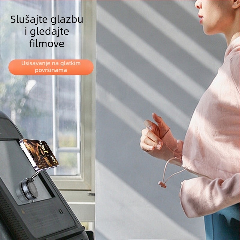 Auto držač za telefon s 15W bežičnim punjenjem, nosač na ploči s vakuumskim pričvršćivanjem, magnetsko držalo za navigacijske uređaje
