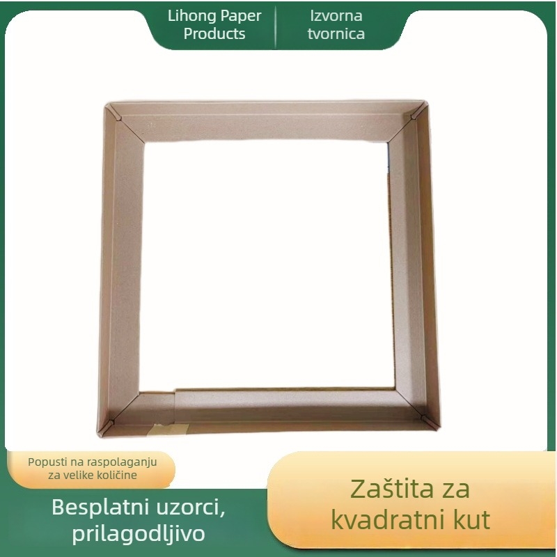 Zaštita kutova kartonske kutije – okvirnog tipa, Kraft papir, ekstrudiranje, Li Hong LH001