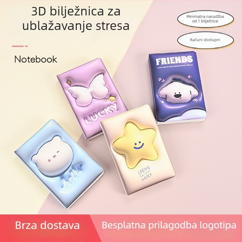 Think again bilježnica s PU omotom, French-fold veza, papir od drvene celuloze 80 g/m², 50–100 stranica