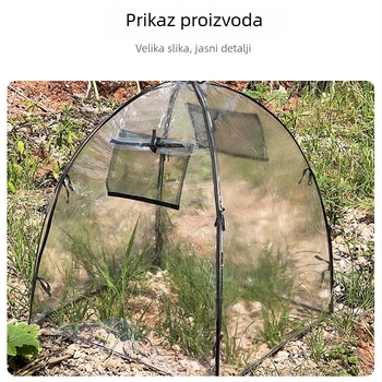 Kryt za zaštitu biljaka od mraza, proziran PVC, antifriz i zaštita od hladnoće, za vrt
