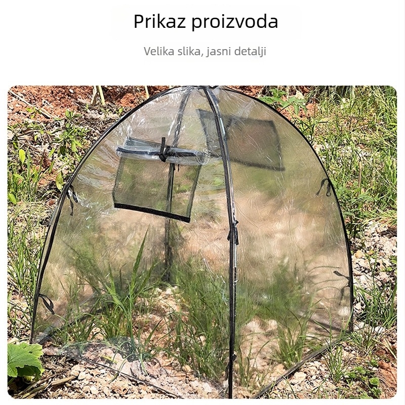 Kryt za zaštitu biljaka od mraza, proziran PVC, antifriz i zaštita od hladnoće, za vrt