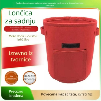 Filc posuda za sadnju (netkano vlakno; uzgoj povrća; ovlaštena privatna marka)