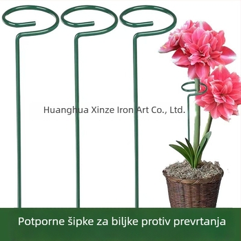 Stalak za podršku biljaka, kolonski, metalni Xinze, 1 sloj, za Phalaenopsis orhideje