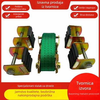 Stupovi za podršku drveća od galvanizirane čelične cijevi za krajobraznu arhitekturu, stabilizaciju i vjetrootporne fiksiranje remenom za zatezanje