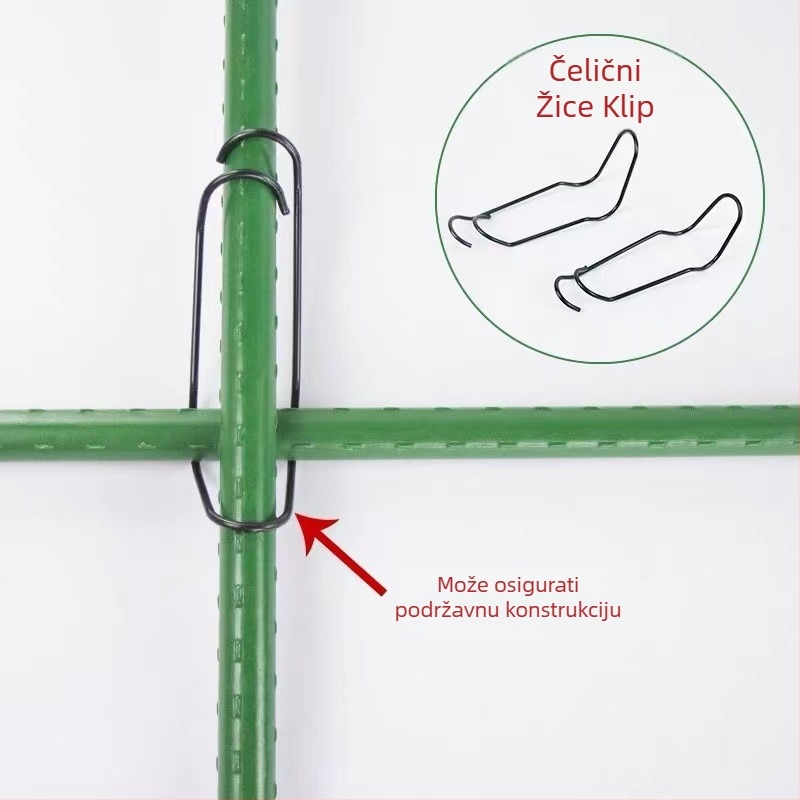 Žično kvačilo za čelične cijevi – vrt, balkon – Yuchi Gardening