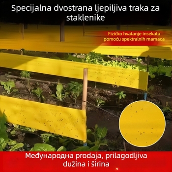 Ljepljiva traka za insekte – ploča za hvatanje insekata, plastika, zatvaranje, Muchunyuan, međunarodni izvoz